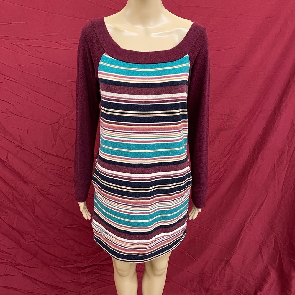 Sun & Moon off shoulder striped tunic Size Large
